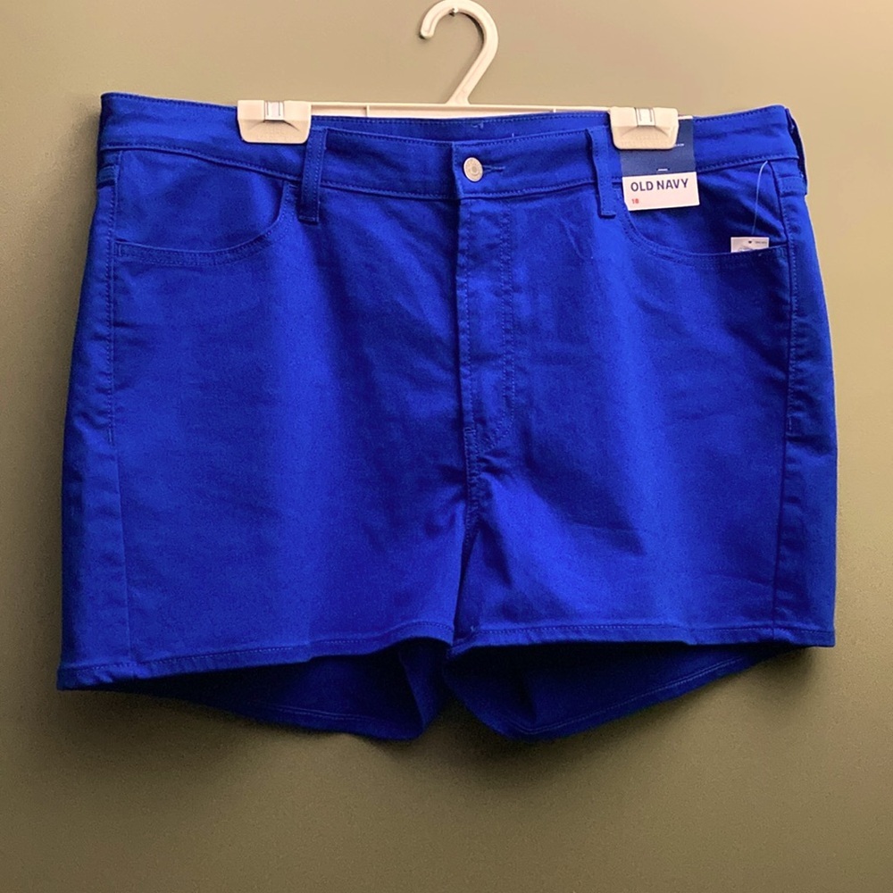 Old Navy Blue Bermudas with Cotton Fabric